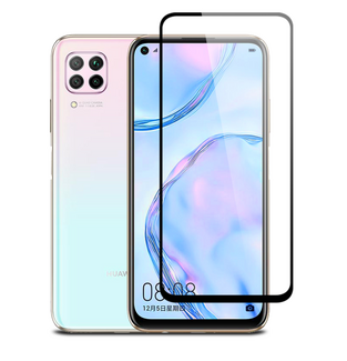 Vivid Full Face Tempered Glass Huawei P40 Lite Black