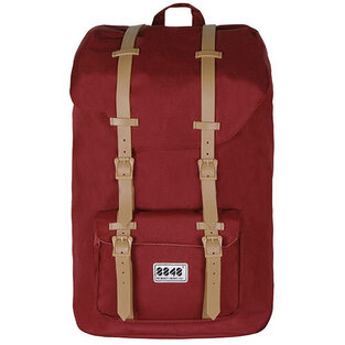 8848 TRAVEL BACKPACK 15,6" UNISEX WATERPROOF BURGUNDY