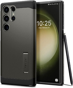 Spigen Tough Armor Samsung Galaxy S23 Ultra Case - Gunmetal