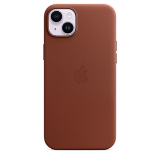 Apple Leather Case iPhone 14 Plus with MagSafe Umber