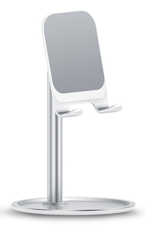 USAMS smartphone stand US-ZJ048, adjustable, metal, white