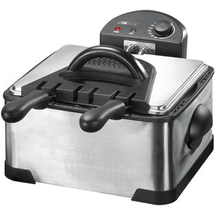 CLATRONIC CL FR 3195 Stainless steel double fryer 4L, 2000W.