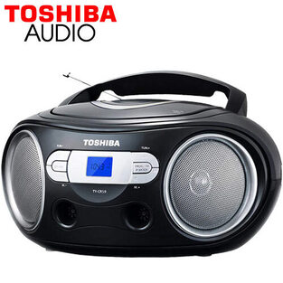 TOSHIBA AUDIO PORTABLE CD BOOMBOX BLACK  TY-CRS9-BLK