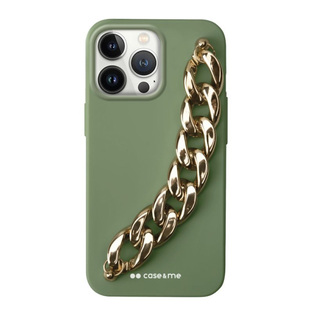 SBS METAL CHAIN IPHONE 12 / 12 PRO green backcover