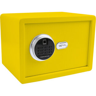 Olympia GOsafe 2. 0 120FP GR Yellow Safe with fingerprint and electronic lock 16 L - 25 x 35 x 25 cm