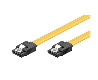 POWERTECH cable SATA III CAB-W045, 6 Gb/s, 0.70m, yellow