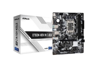 ASROCK motherboard B760M-HDV/M.2 D4, 2x DDR4, s1700, USB 3.2 Gen1, mATX