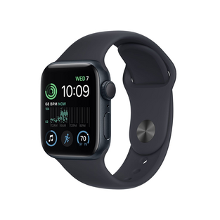 Apple Watch SE 2nd Gen GPS 44mm Midnight Aluminium Case with Midnight Sport Band Regular