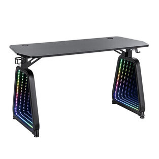 WHITE SHARK GAMING DESK WITH USB LIGHT EFFECTS MEDUSA