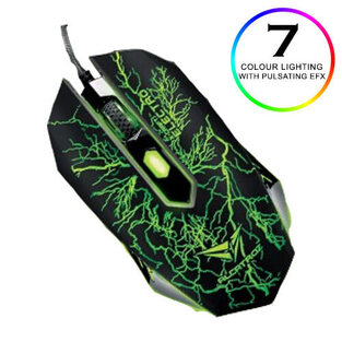 ALCATROZ 4-CLICK GAMING MOUSE 2400CPI CLASSIC ELECTRO  XCRAFTCLE