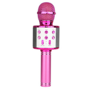 MANTA KARAOKE BLUETOOTH MICROPHONE & SPEAKER PINK  MIC11-PK