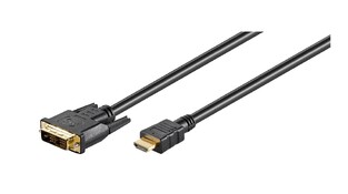 GOOBAY DVI-D to HDMI cable 51580, 2m, black