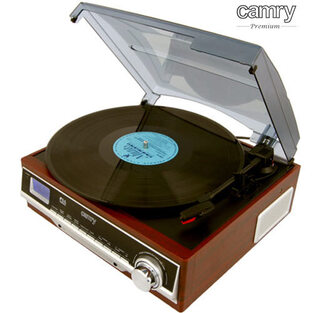 CAMRY TURNTABLE WITH BLUETOOTH/MP3/USB/SD/recording  CR1168