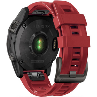 Tech-Protect Silicone Strap Iconband Garmin Fenix 3/5X/3HR/5X Plus/6X/6X Pro/7X - Red