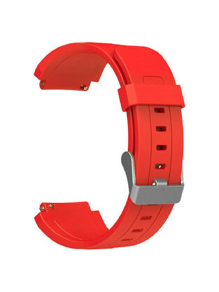 Silicone strap BAND-011-RD, 20mm, red