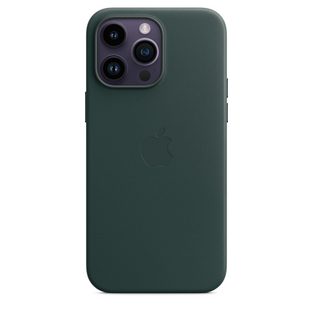 Apple Leather Case iPhone 14 Pro Max with MagSafe Forest Green