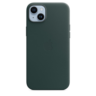 Apple Leather Case iPhone 14 Plus with MagSafe Forest Green