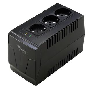 POWERTECH current stabilizer PT-AVR-1500, 1500VA, 3x socket outlets