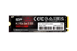 SILICON POWER SSD PCIe Gen3x4 M.2 2280 UD80, 1TB, 3.400-3.000MB/s