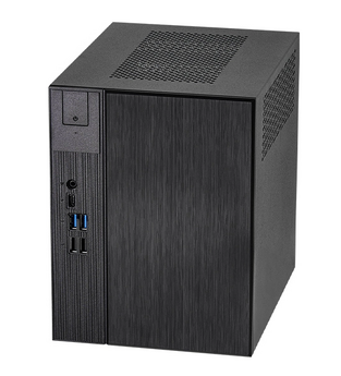 ASROCK PC Barebone DeskMeet X300, AMD AM4, ATX 500W, Black