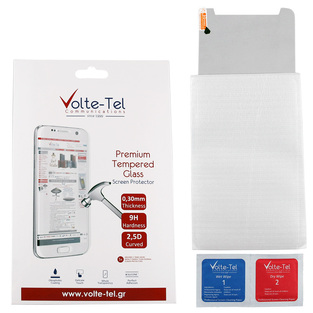 VOLTE-TEL TEMPERED GLASS SAMSUNG TAB 4 T330 8.0" 9H 0.26mm 2.5D FULL GLUE