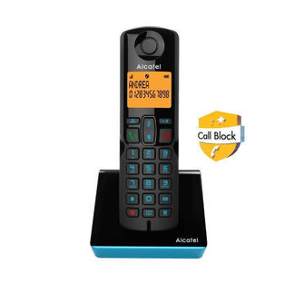 ALCATEL S280 EWE WIRELESS PHONE WITH OPEN LISTENING BLACK/BLUE GR