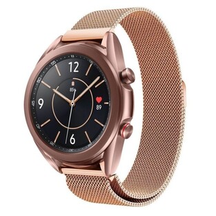 Tech-Protect Metal Strap (20mm) Milaneseband Samsung Galaxy Watch 3 41mm - Blush Gold