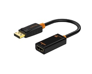 CABLETIME DisplayPort to HDMI adapter AV586, 1080p, 0.2m, black