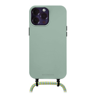 SBS CASE ME CROSSBODY CASE IPHONE 14 PRO MAX sage backcover