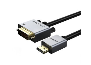 CABLETIME cable HDMI 1.4 to DVI 24+1 AV579, 1080p, 1m, black