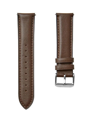 Watch strap BAND-008-BR, 22mm, leather, brown