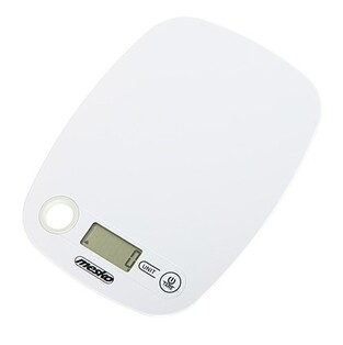 MESKO KITCHEN SCALE WITH HOLE TO HANG WHITE