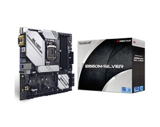 BIOSTAR motherboard B560M-SILVER, 4x DDR4, s1200, USB 3.2, mATX, Ver. 5.0