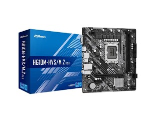 ASROCK motherboard H610M-HVS/M.2 R2.0, 2x DDR4, s1700, USB 3.2 Gen1, mATX