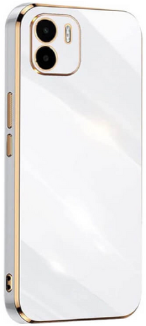 Bodycell Gold Plated - Silicone Case Xiaomi Redmi A1 - White