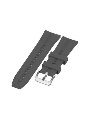 Silicone strap BAND-010-GR, 22mm, gray