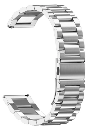 Watch strap BAND-009-SL, 22mm, metal, silver