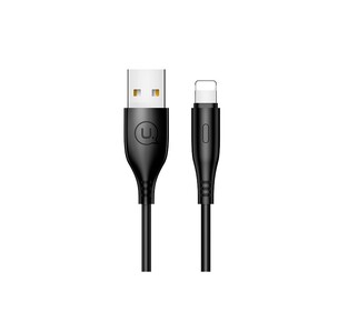 USAMS Lightning to USB cable US-SJ266, 2A, 1m, black