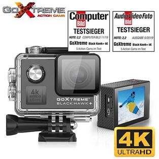 GOXTREME ACTION CAMERA BLACK HAWK+ 4K60fps with EIS