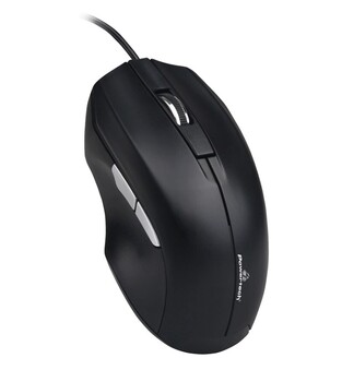 POWERTECH Wired Mouse PT-851, 1600DPI, USB, Black