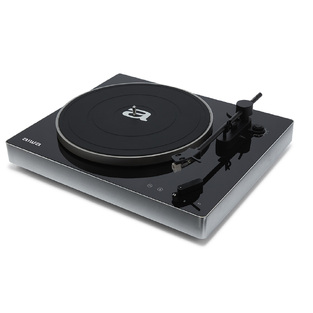 AIWA PREMIUM BELT-DRIVE TURNTABLE WITH PHONO PRE-AMP BLACK