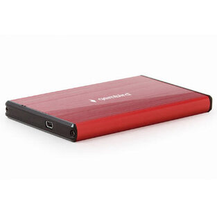 GEMBIRD USB 3.0 2.5" ENCLOSURE BRUSHED ALUMINUM RED