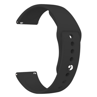 Vivid Universal Watch Strap Silicone 22mm Black