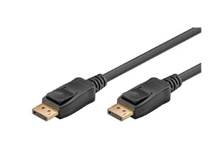 GOOBAY cable DisplayPort 2.0 58534, gold-plated, 8K, HDR, 2m, black