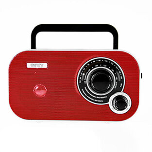 CAMRY SMALL PORTABLE RADIO RED  CR1140R