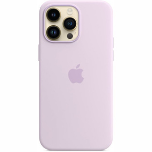 ORIGINAL APPLE SILICONE CASE MAGSAFE IPHONE 14 PRO MAX lilac backcover