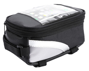 Bike bag BIKE-0007, with cell phone holder 6.2", black