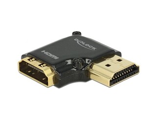 DELOCK αντάπτορας HDMI θηλυκό σε αρσενικό 65661, High Speed, 90°, right