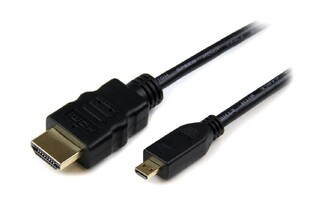 POWERTECH καλώδιο HDMI σε HDMI Micro CAB-H007, με Ethernet, 1.5m, μαύρο