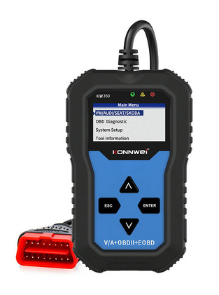 KONNWEI KW350 Digital Car Diagnostic, V/A & OBDII/EOBD